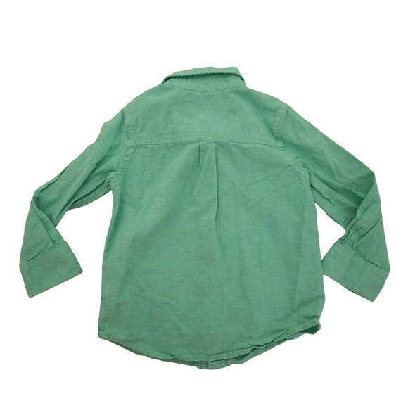 Bundle Old Navy button down collared shirt yellow green peach 3T bundle cotton - Picture 3 of 9